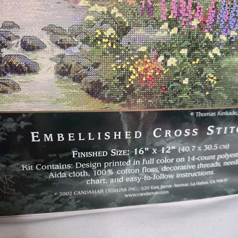 NEW Vintage‎ cross stitch Thomas Kinkade Dimensions unopened craft kits